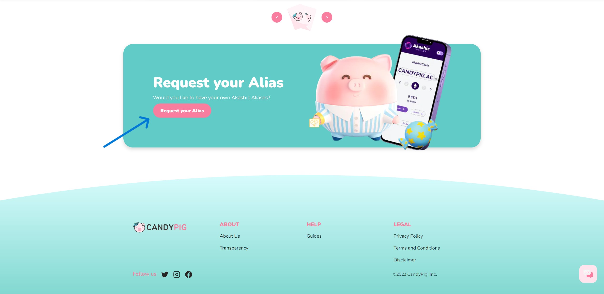 Requesting an alias off a 3rd party site.